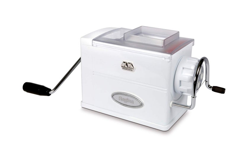 MARCATO Made in Italy Regina Extruder Pasta Machine, White. Makes bucatini, fusilli, maccheroni, maccheroncini, rigatoni. - Image 1
